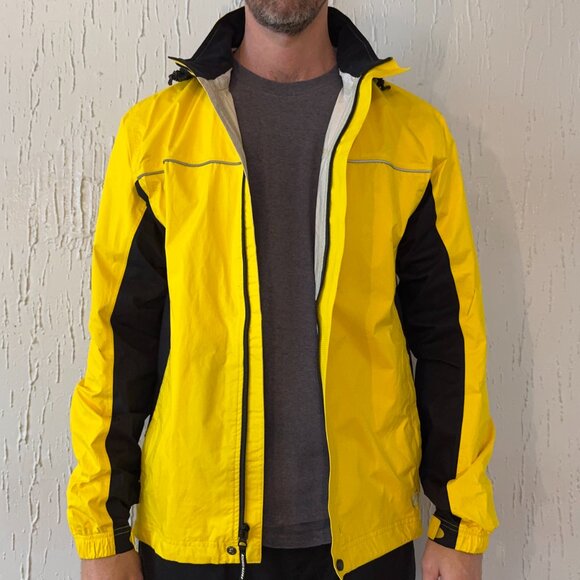Novara (REI) Men's Cycling Waterproof Shell Medium Yellow - Picture 2 of 8